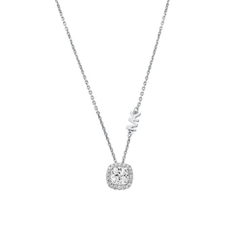 michael kors sterling silver necklace